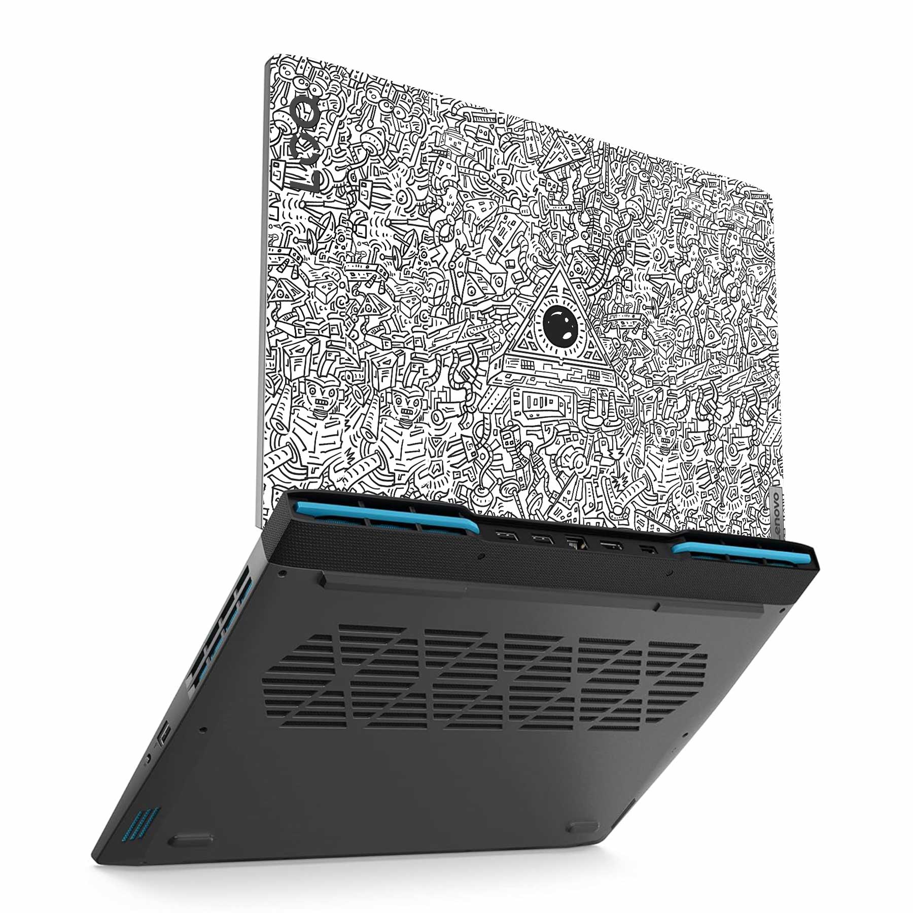 Robotic Doodle Laptop Lenovo LOQ 2023 Laptop Skin