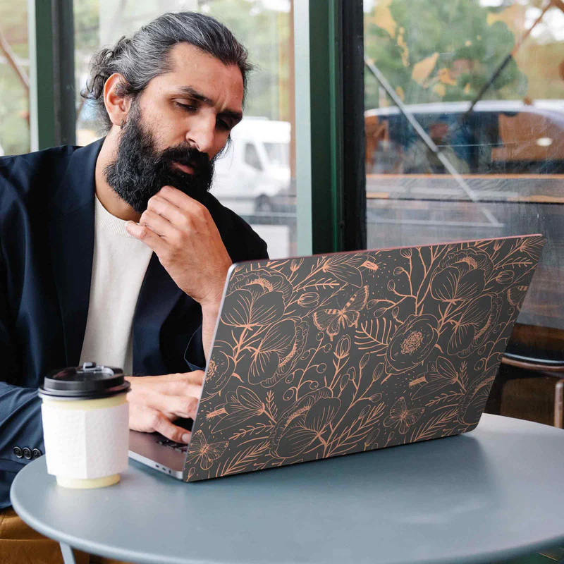 Seamless floral Laptop Skins - Image 2