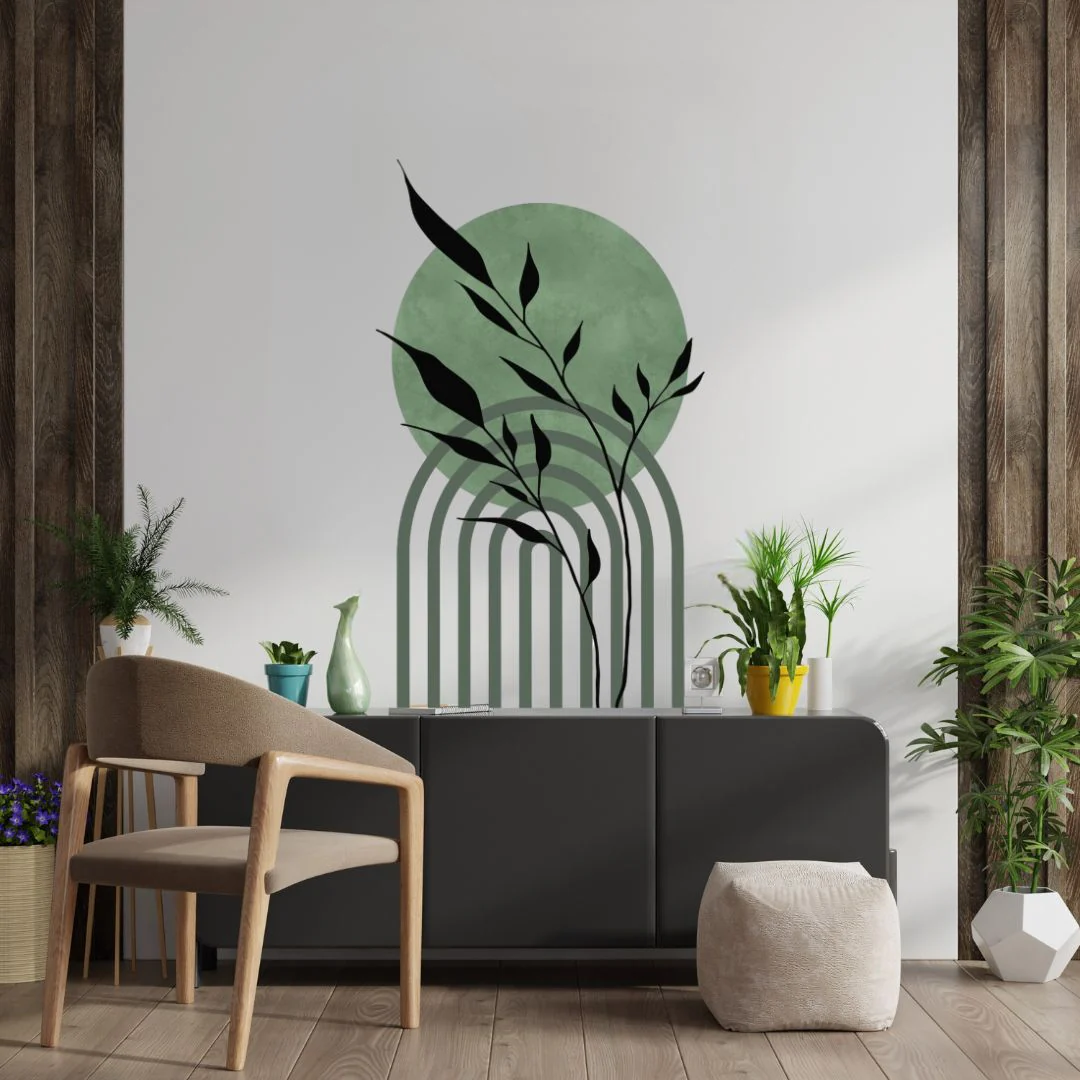 Serene Green Wall Sticker