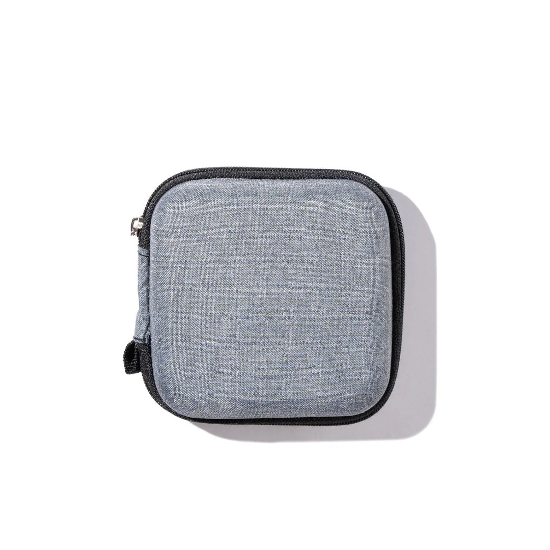 Set of 3 - Denim Multi Purpose Tech Organizer for Charger/Earphone/Pen Drives/Cables - Box Shape - Image 3