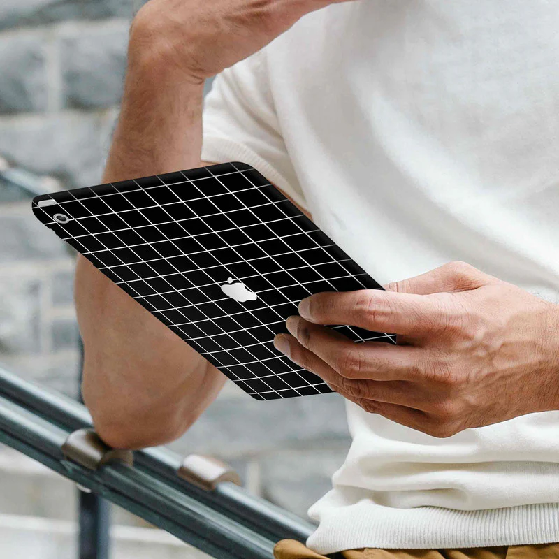 iPad Skin Squares Black - Image 2