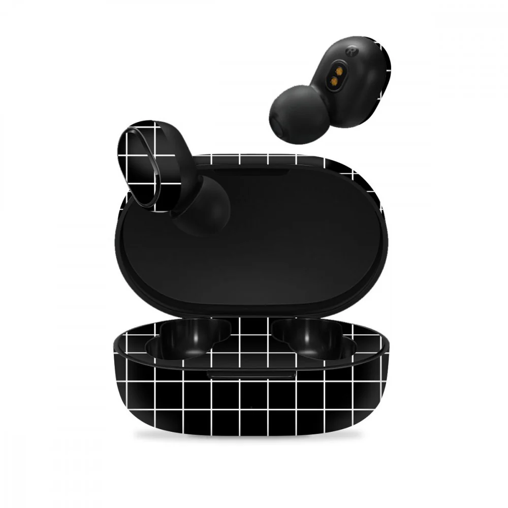 Squares black Skin For Redmi Airdots TWS