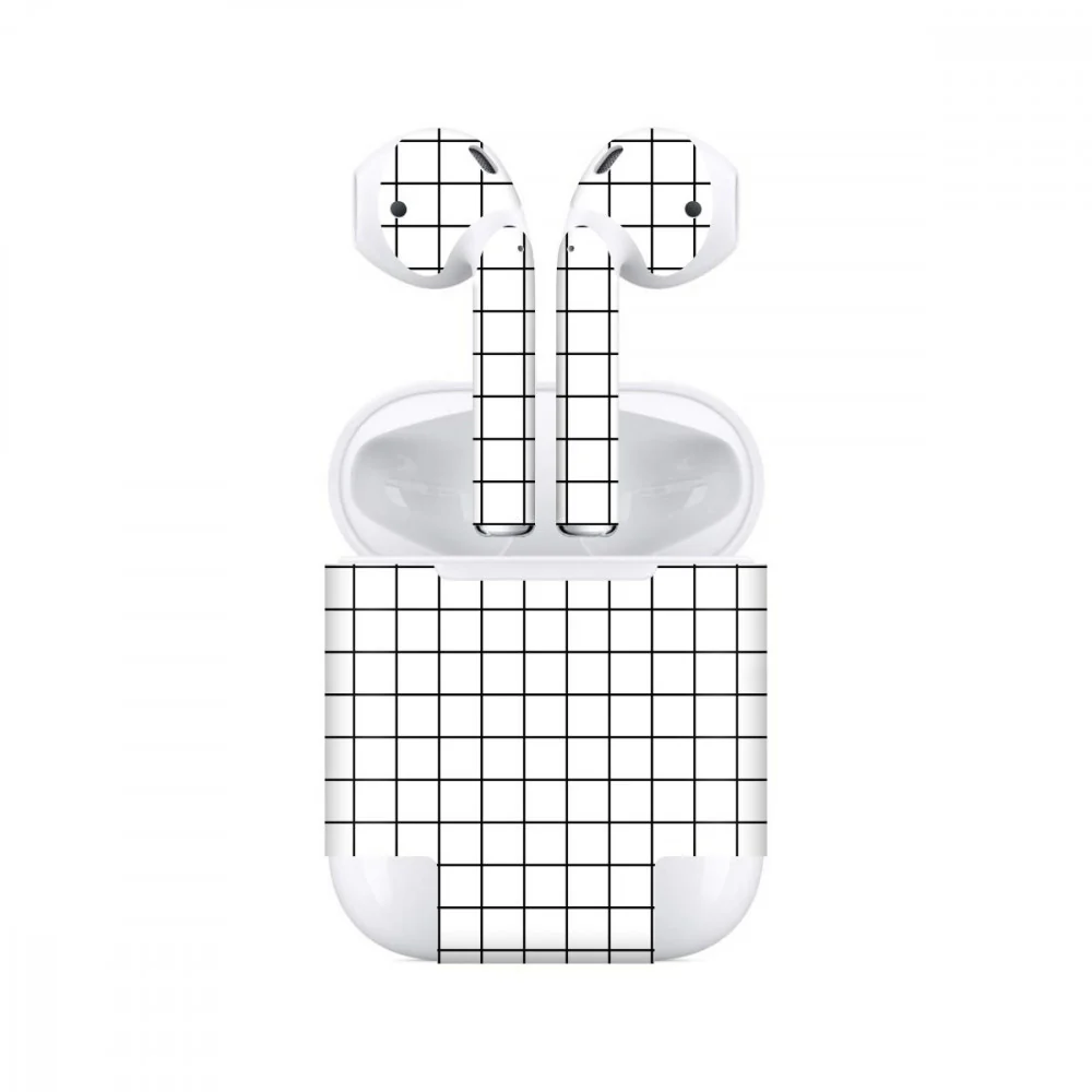 Airpods Squares White Skin