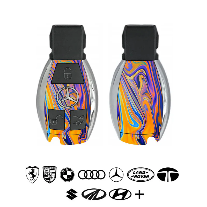 Swirls Car Key Skins - Image 3