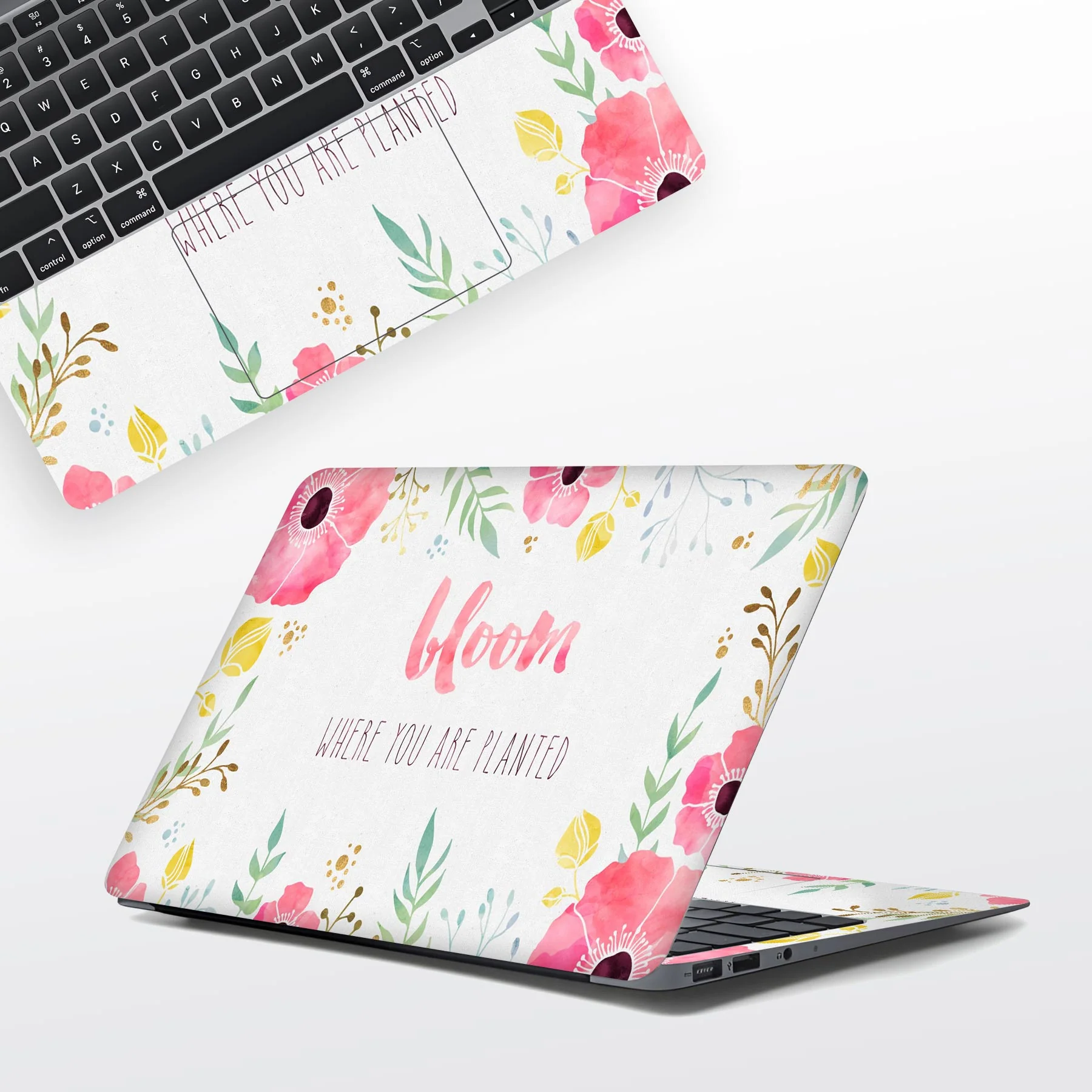 Bloom Where You Are Planted Laptop Skin