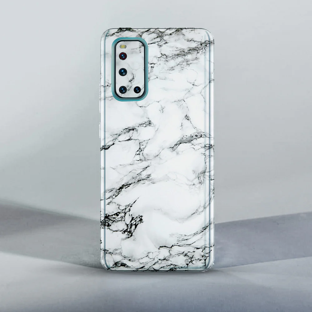 White Marble Mobile Skin