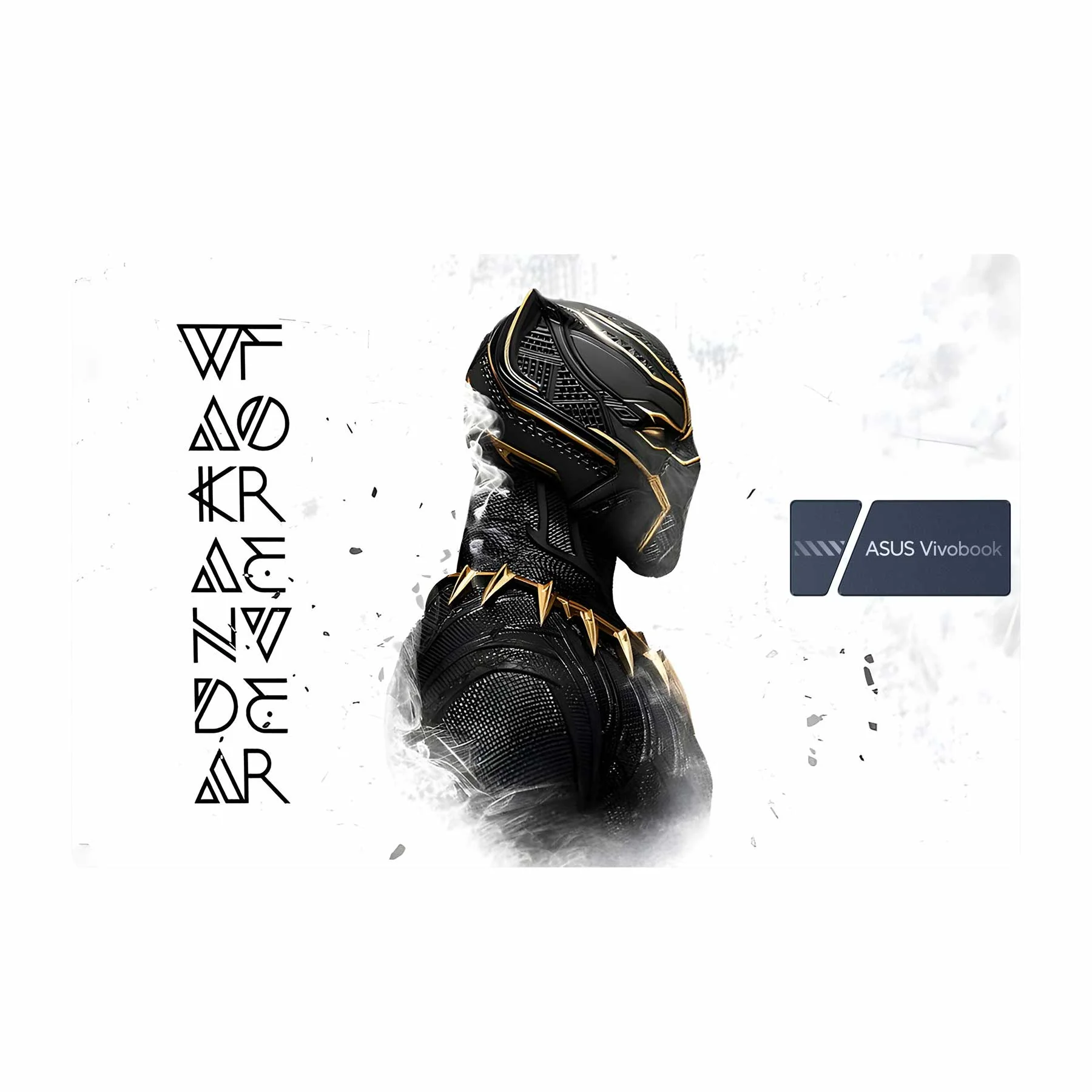 White Wakanda Asus Vivobook 16X M1603QA Laptop Skin
