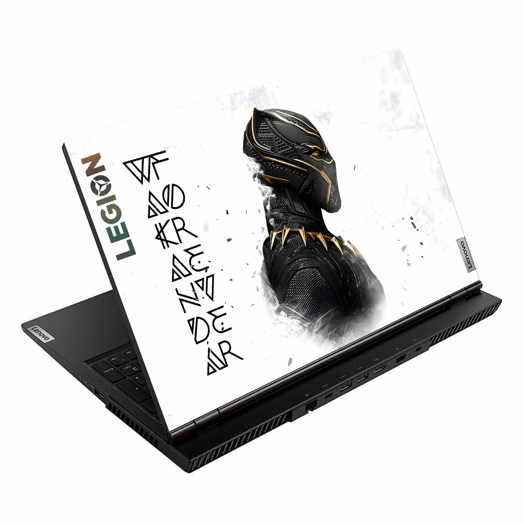 White Wakanda Ideapad Gaming 3 15ARH7 15IAH7 Laptop Skin