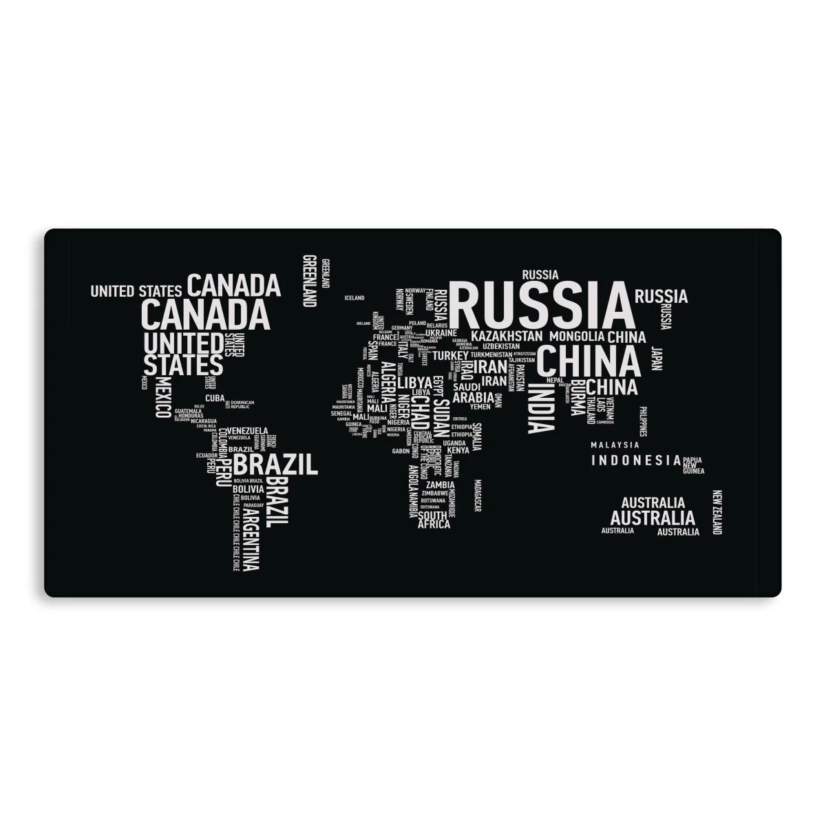Word Map Tech Mat