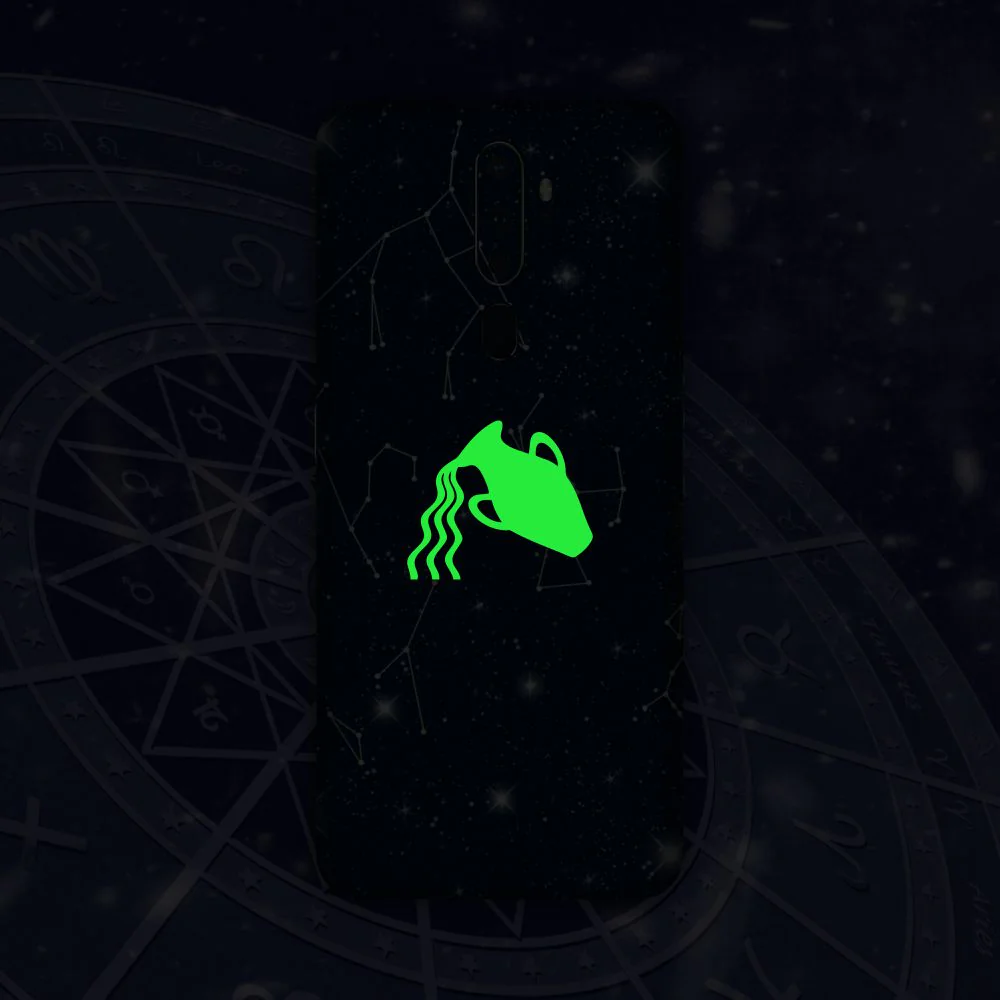 Zodiac Aquarius Neon